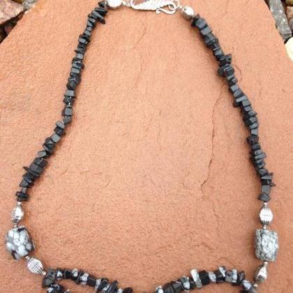 21" Handmade Beaded Necklace/..